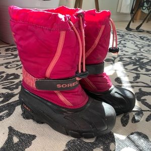 Sorel Flurry boots Girls Size 1